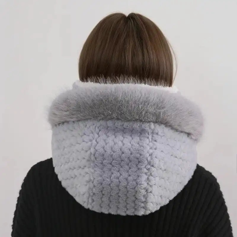 Women's 3-in-1 Fleece Balaclava - Winter Hat with Built-in Neck Gaiter & Face Mask for Skiing, Cycling, and Outdoor Sports