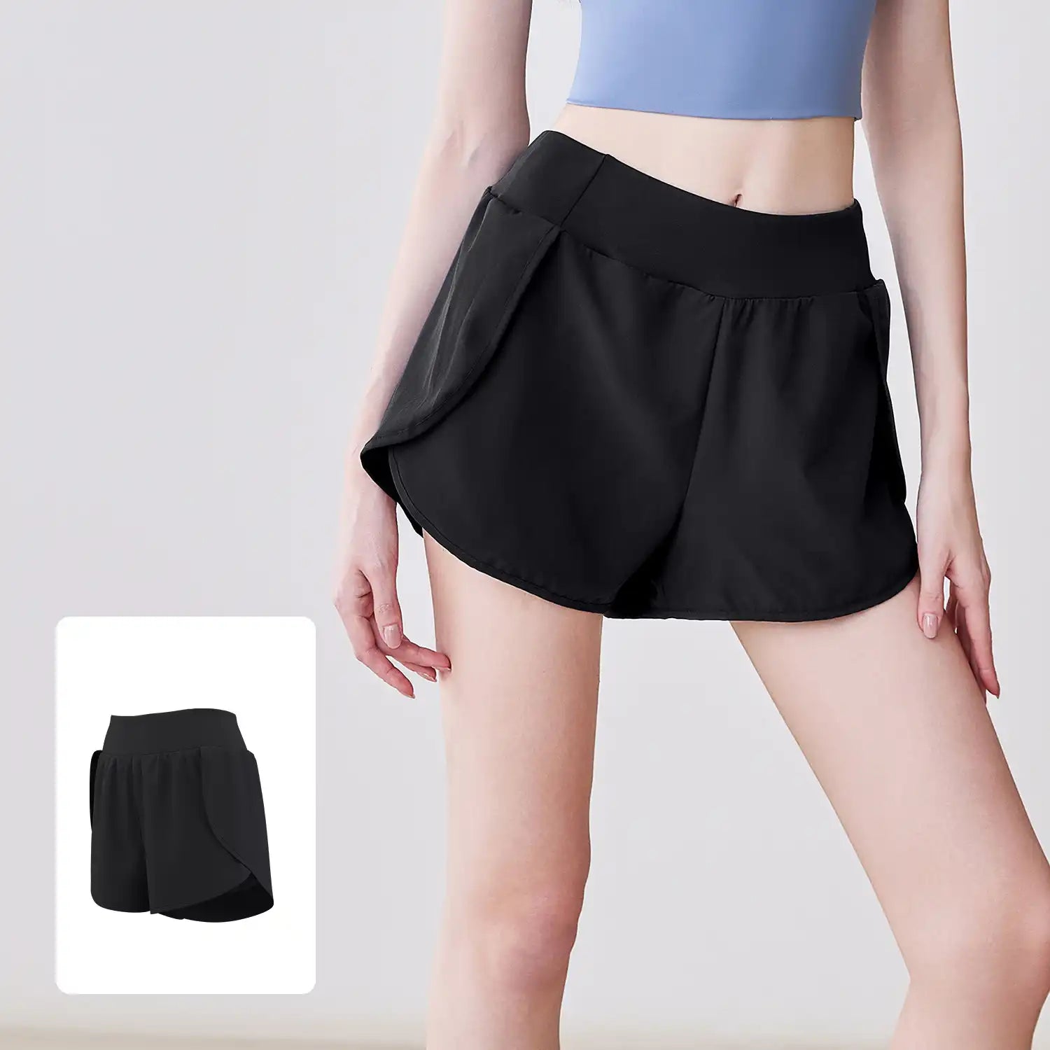 Women's Casual Running Shorts with Pockets - Lightweight Loose Fit for Gym & Yoga