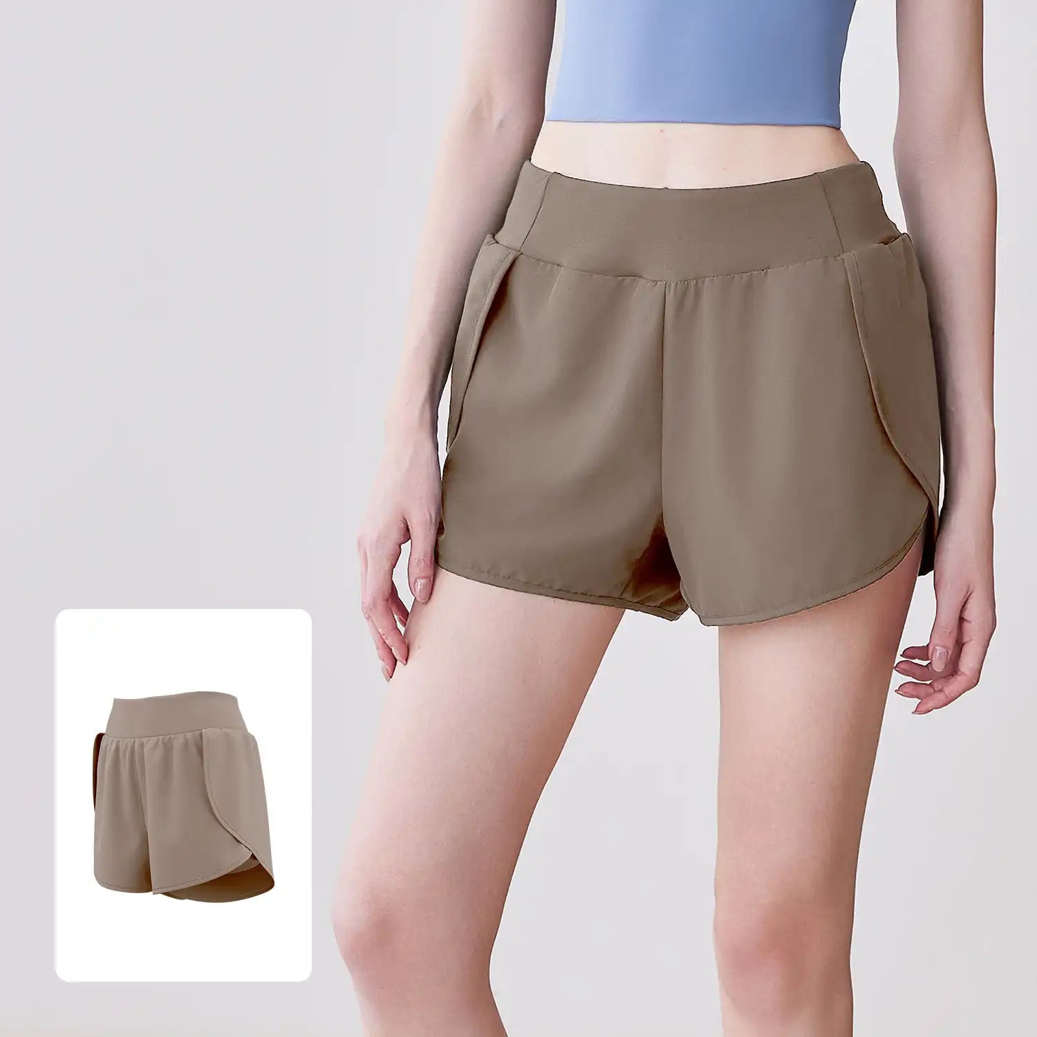 Women's Casual Running Shorts with Pockets - Lightweight Loose Fit for Gym & Yoga