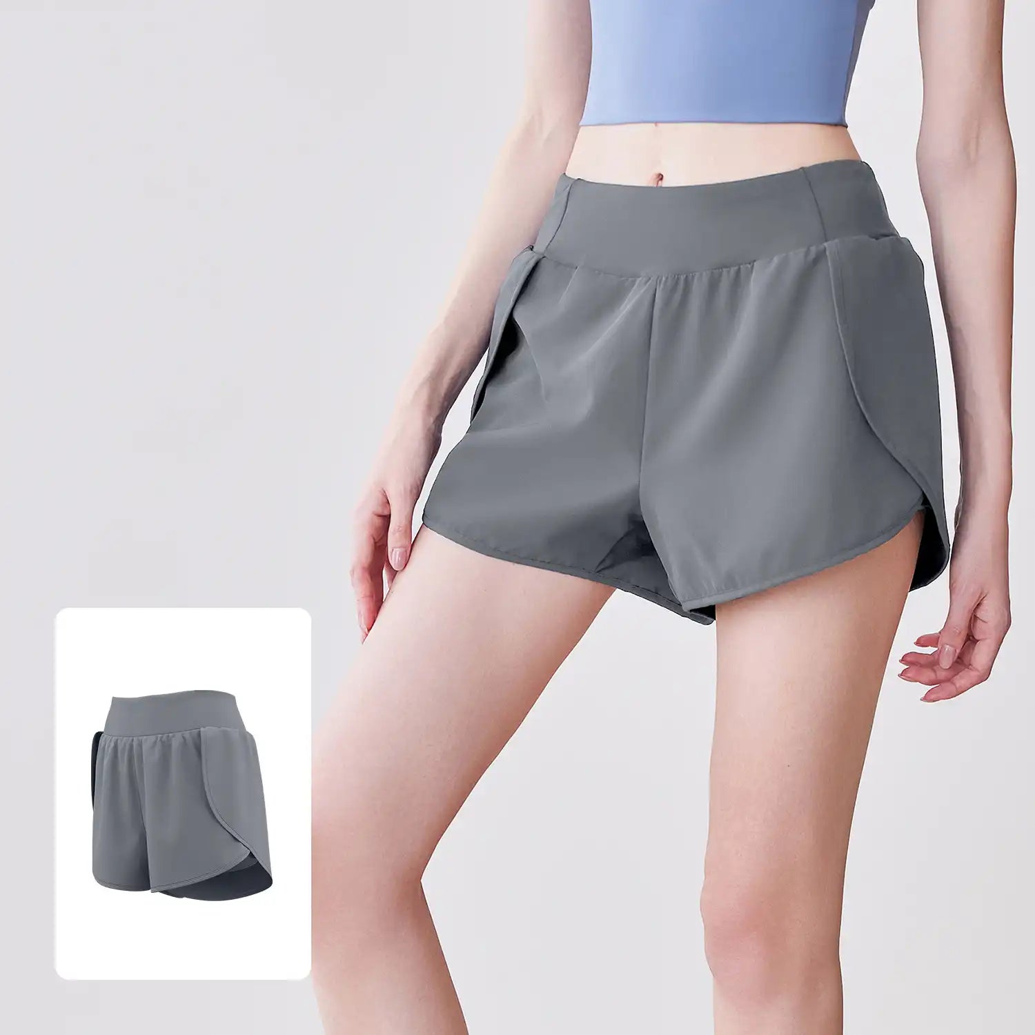 Women's Casual Running Shorts with Pockets - Lightweight Loose Fit for Gym & Yoga