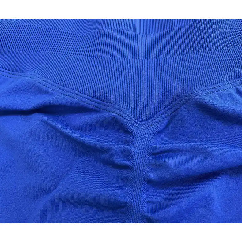 Women's High-Waisted Seamless Running Shorts - Quick-Dry Yoga & Cycling