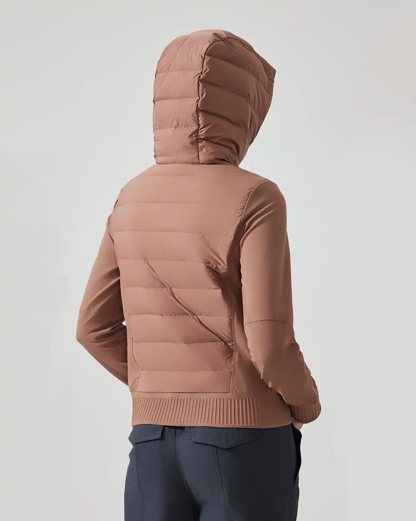 Women's Lightweight Down Jacket, Hooded Short Puffer Coat for Fall Winter Outdoor Sports