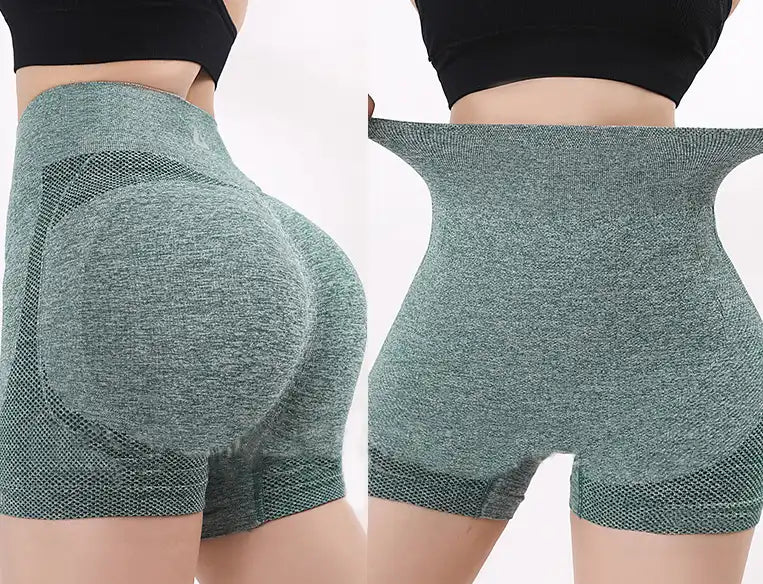 Women's Seamless Butt Lifting Fitness Shorts for Yoga & Gym