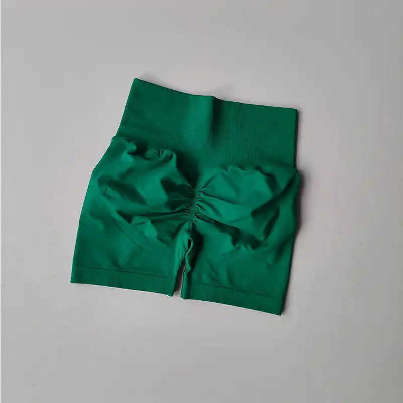 Women's Seamless Workout Shorts - Anti-Chafe Yoga & Running Shorts