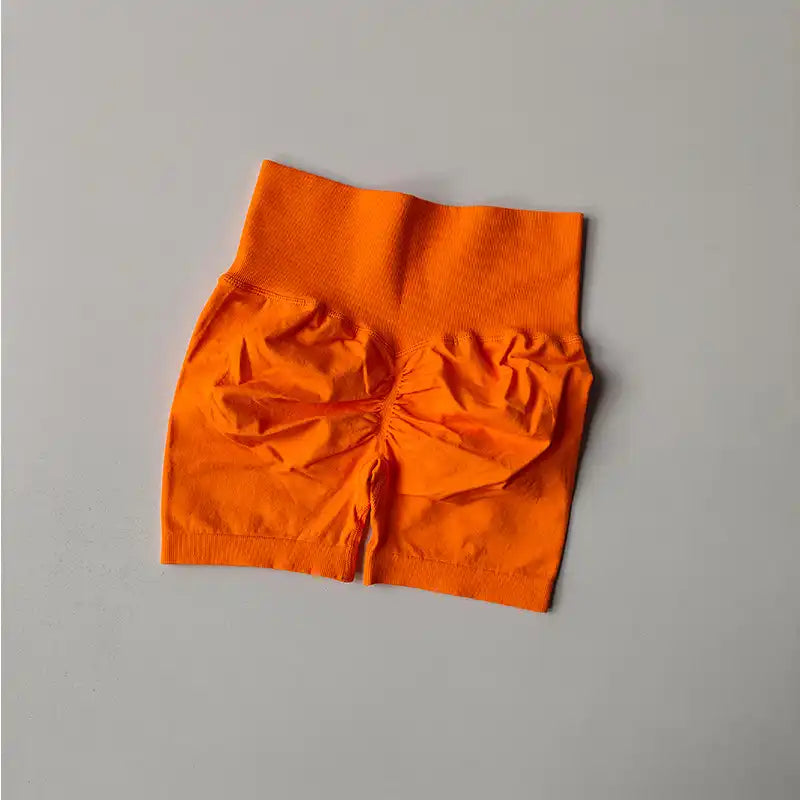 Women's Seamless Workout Shorts - Anti-Chafe Yoga & Running Shorts