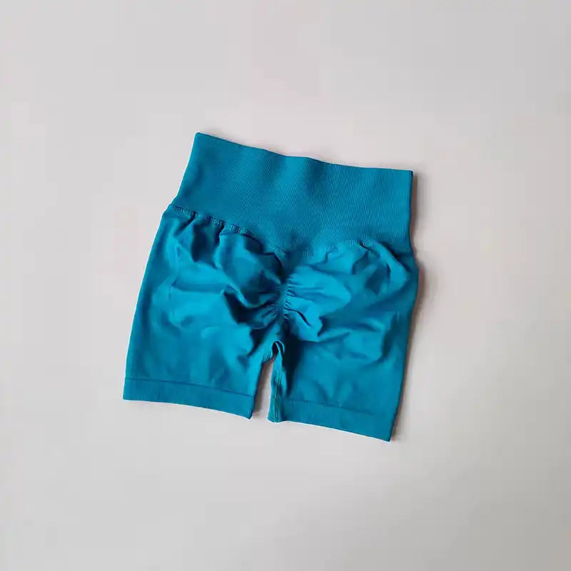 Women's Seamless Workout Shorts - Anti-Chafe Yoga & Running Shorts