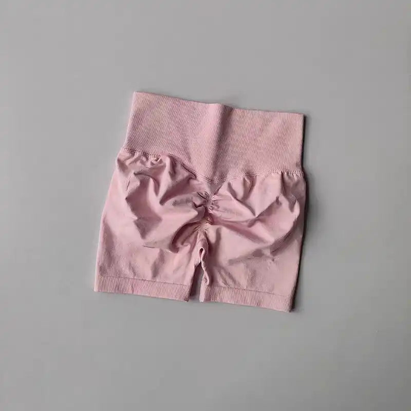 Women's Seamless Workout Shorts - Anti-Chafe Yoga & Running Shorts