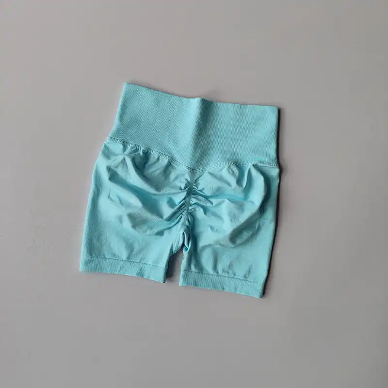 Women's Seamless Workout Shorts - Anti-Chafe Yoga & Running Shorts