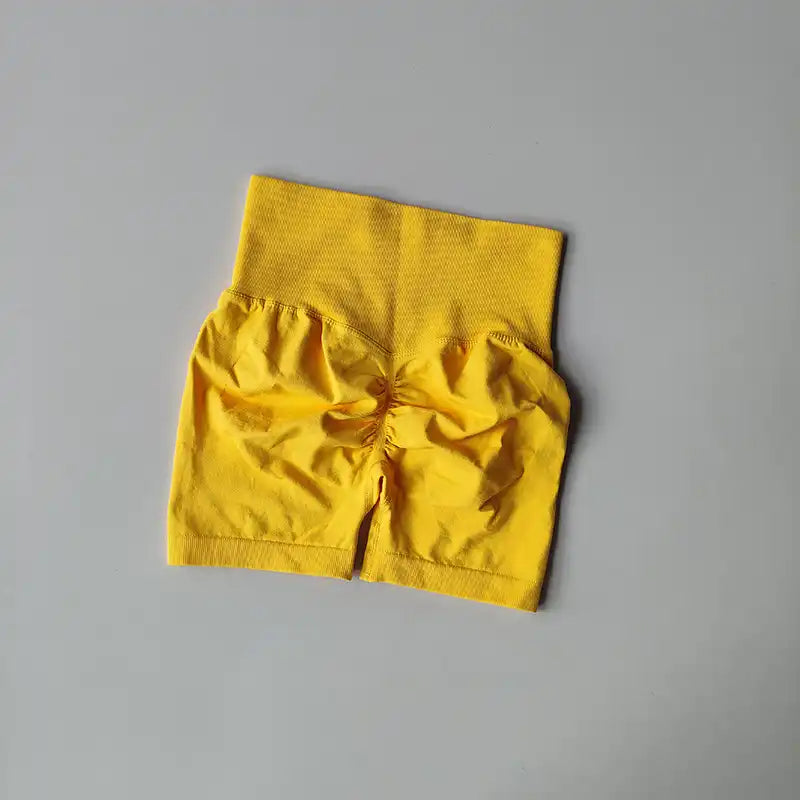 Women's Seamless Workout Shorts - Anti-Chafe Yoga & Running Shorts