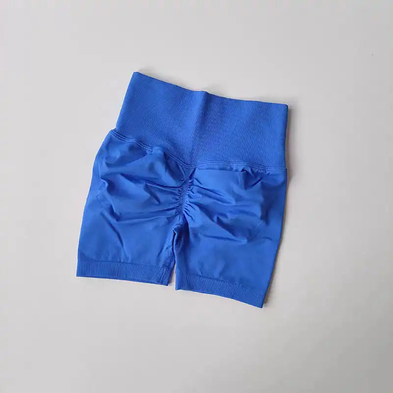 Women's Seamless Workout Shorts - Anti-Chafe Yoga & Running Shorts