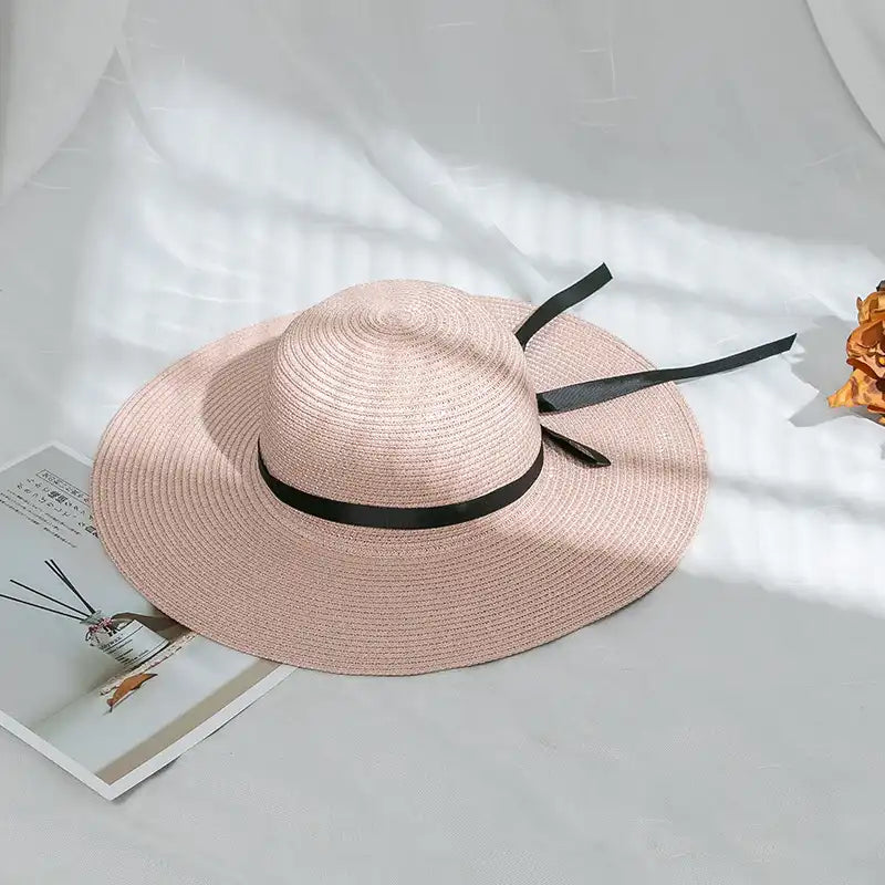Women's Summer Floppy Straw Hat Beach Sun Hat