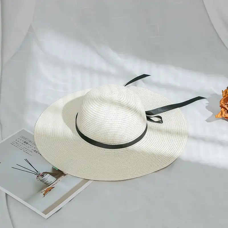 Women's Summer Floppy Straw Hat Beach Sun Hat