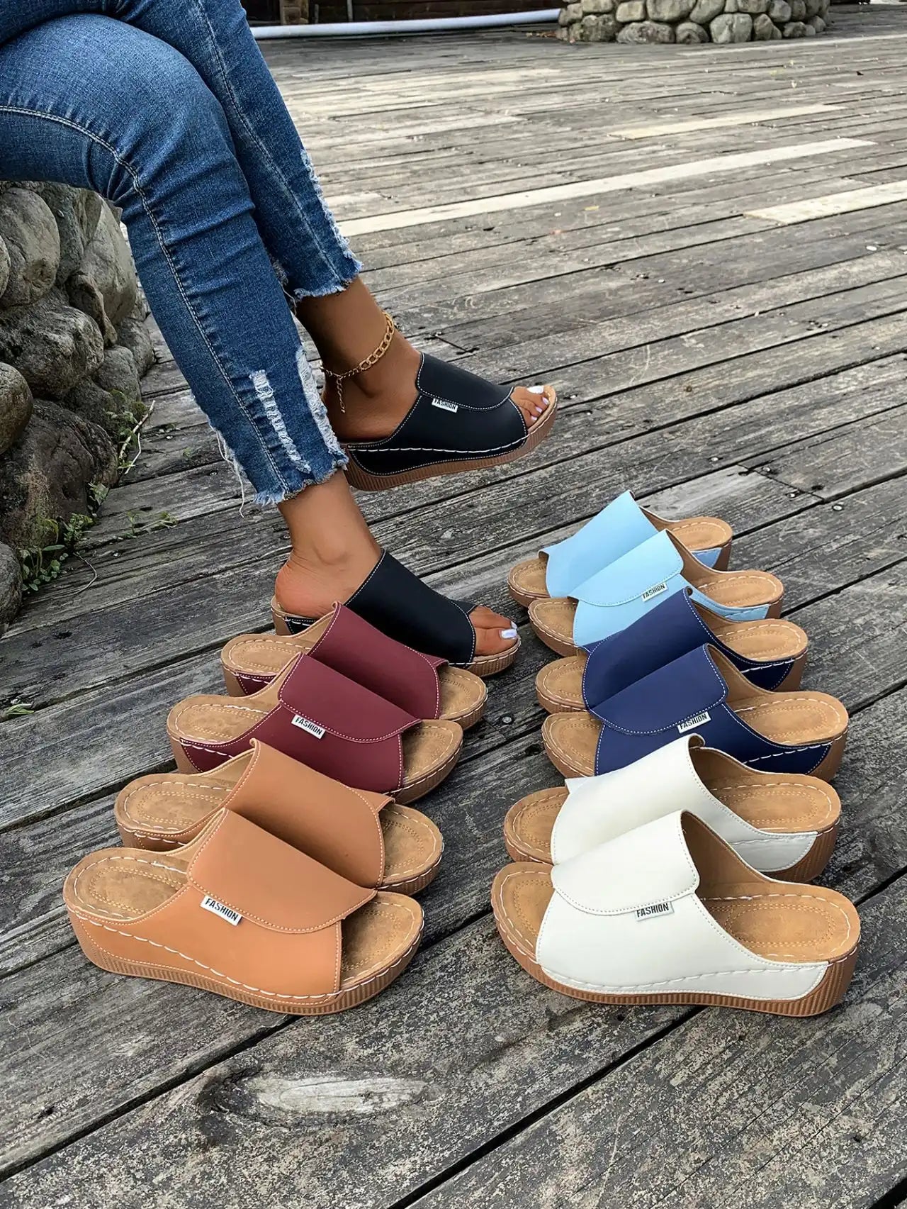 Women's Support Slides - Comfy Arch & Bunion Relief