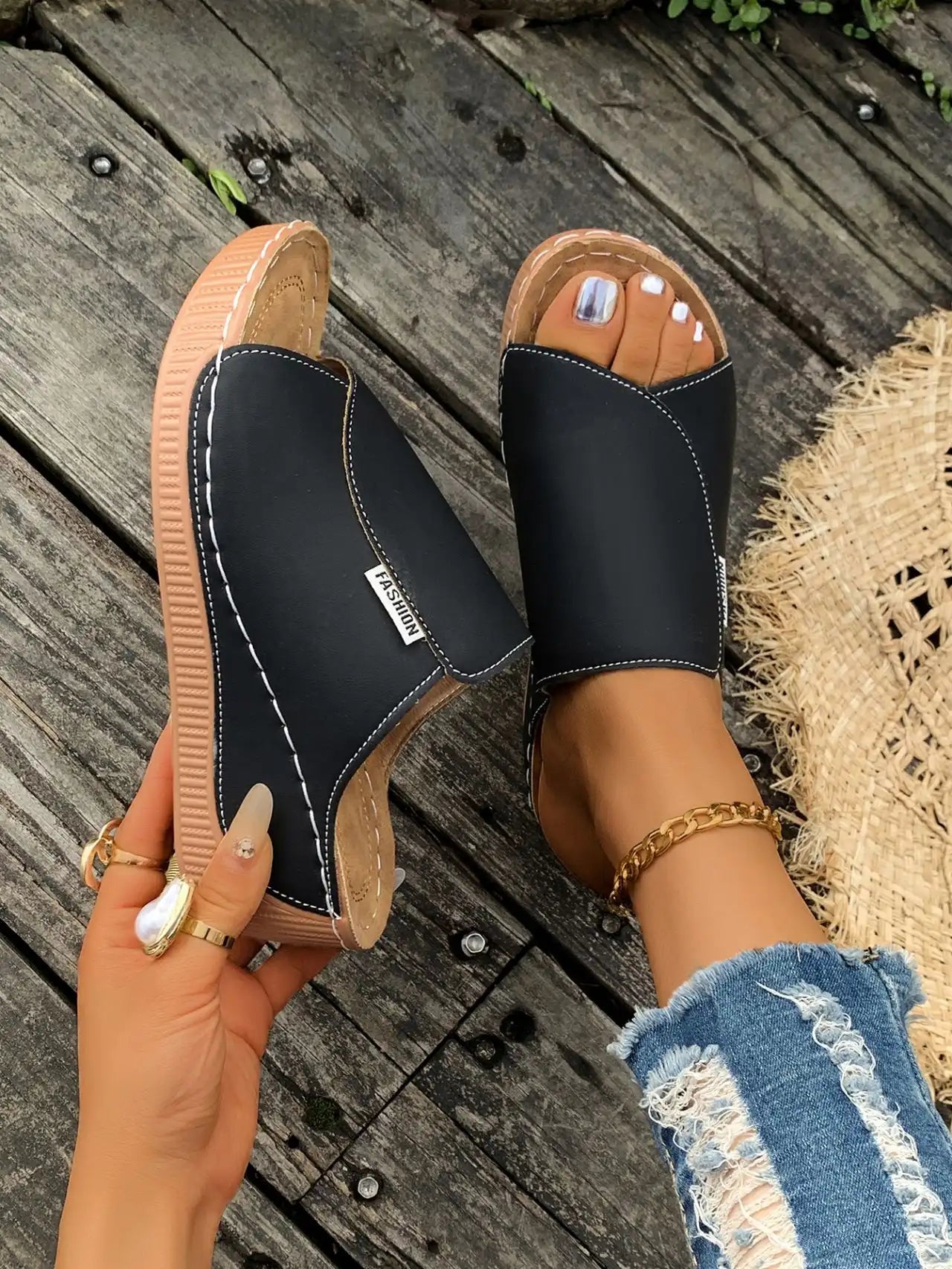 Women's Support Slides - Comfy Arch & Bunion Relief