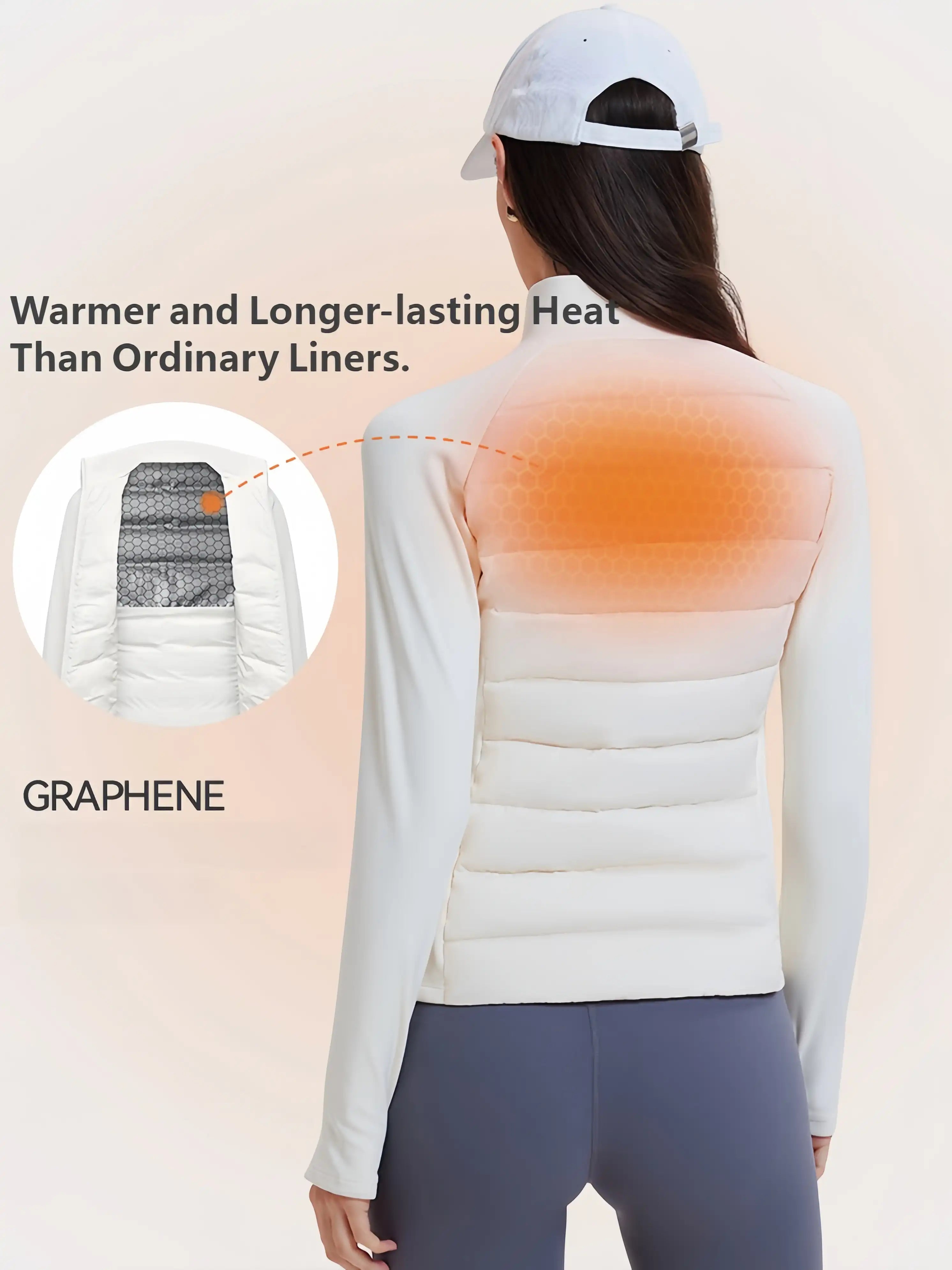 Women's Waterproof Down Jacket - 95% Goose Fill, Slim Fit for Outdoor Running & Gym