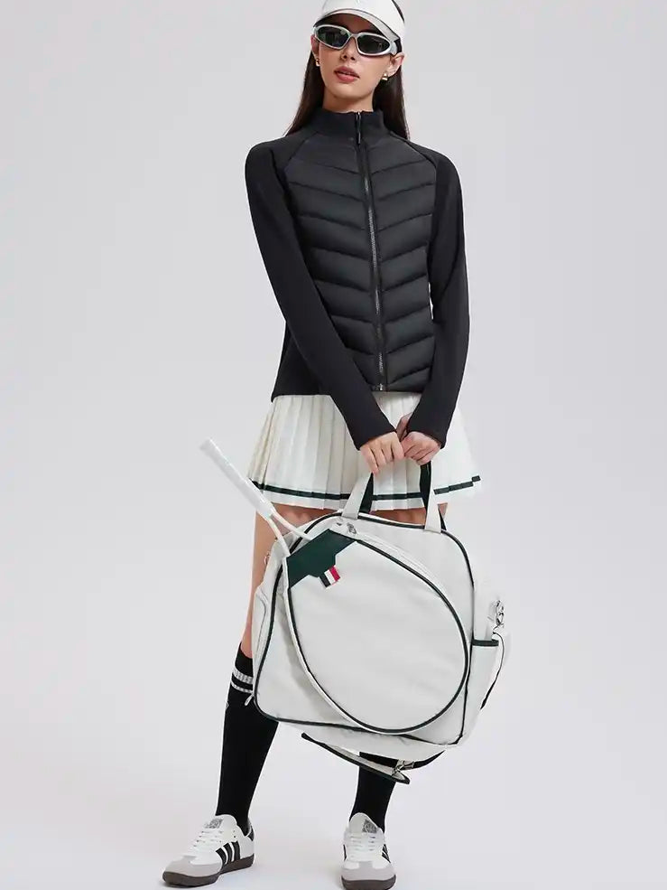 Women's Waterproof Down Jacket - 95% Goose Fill, Slim Fit for Outdoor Running & Gym