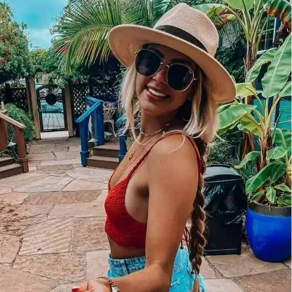 Women's Wide Brim Panama Hat