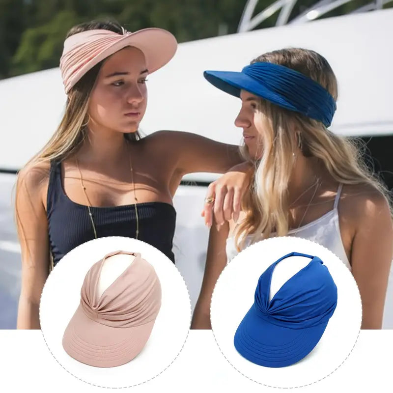 Women's Wide Brim Sun Hat Anti-UV Adjustable Beach Hat