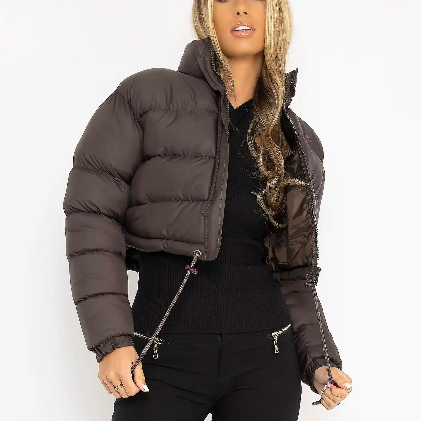 Women's Cropped Puffer Jacket