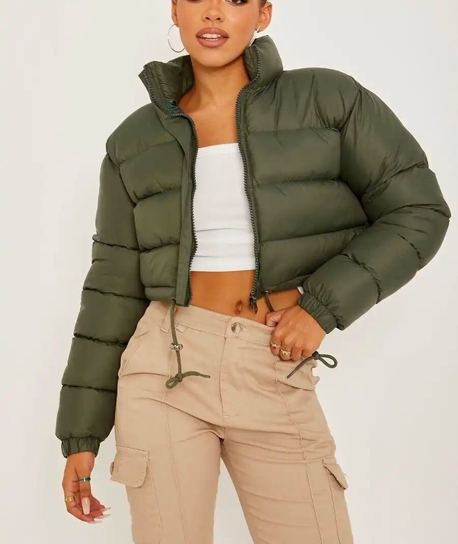 Women's Cropped Puffer Jacket