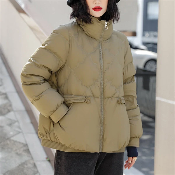 Women's Luxury Down Coat - Warm, Lightweight & Chic