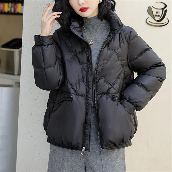 Women's Luxury Down Coat - Warm, Lightweight & Chic