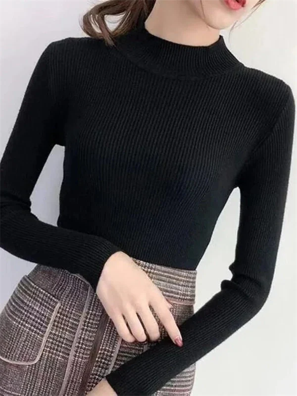 Women's Mock Neck Sweater