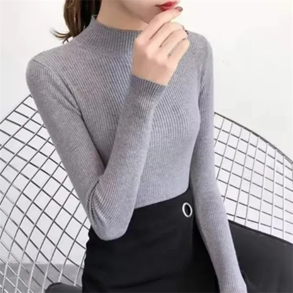 Women's Mock Neck Sweater