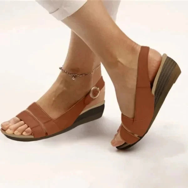 Women's Orthopedic Wedge Sandals - All-Day Comfort & Support