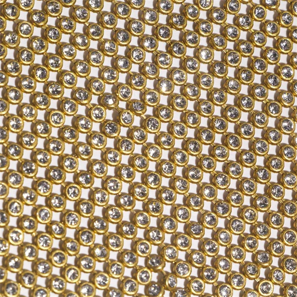 Women's Party Rhinestone Face Mask – Shiny Metallic Mesh Masquerade Club Accessory