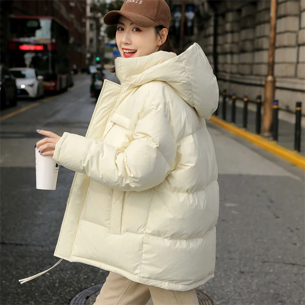 Women's Short Duck Down Puffer Jacket