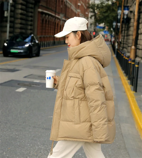 Women's Short Duck Down Puffer Jacket