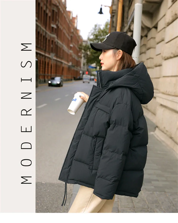 Women's Short Duck Down Puffer Jacket