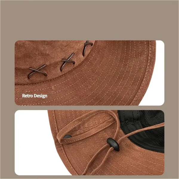 Women’s Western Cowboy Hat – Sun Protection Hat for Hiking, Camping & Summer Travel