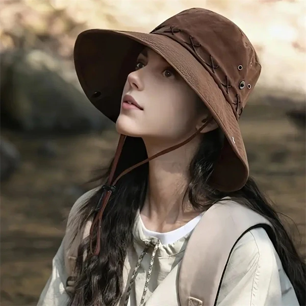 Women’s Western Cowboy Hat – Sun Protection Hat for Hiking, Camping & Summer Travel