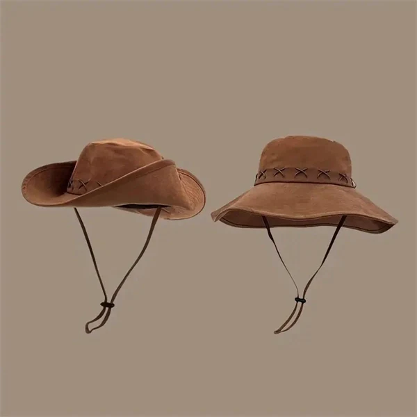 Women’s Western Cowboy Hat – Sun Protection Hat for Hiking, Camping & Summer Travel