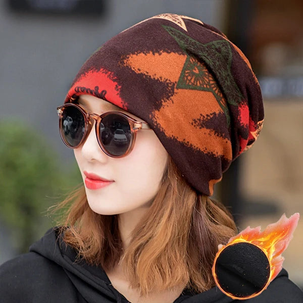 Women’s Winter Warm Hat with Scarf – Cute & Cozy 2-in-1 Beanie for Cold Weather