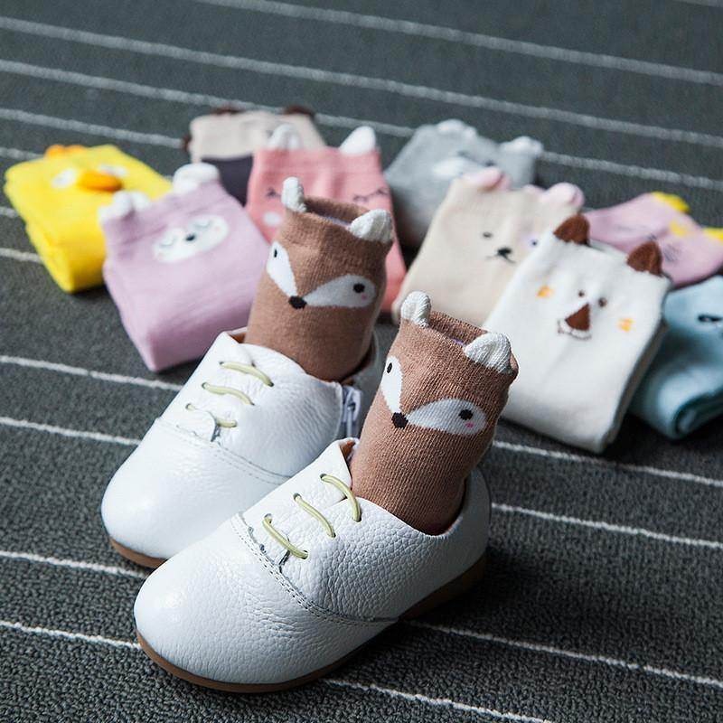 ANIMAL EARS KIDS COTTON SOCKS