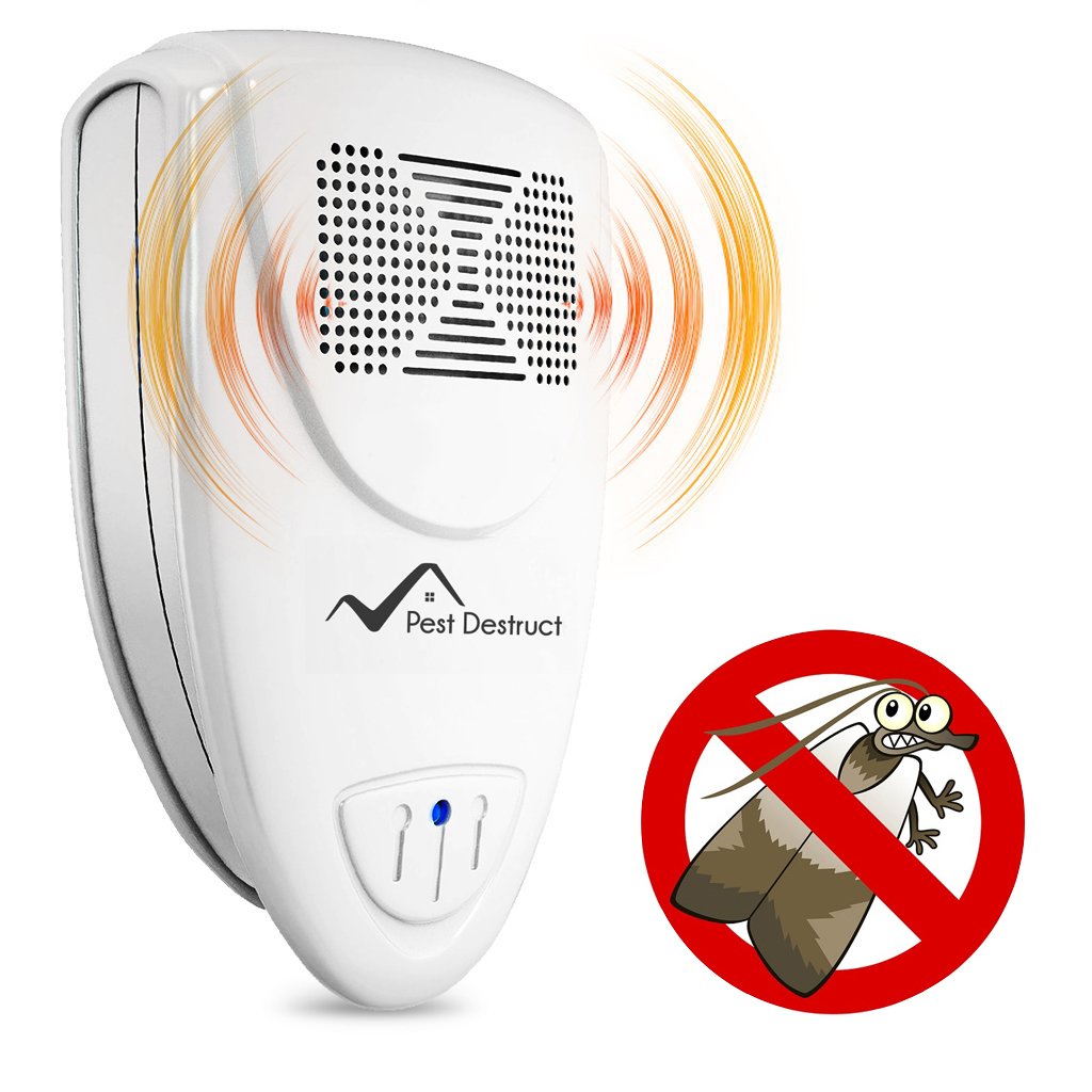 Ultrasonic Moth Repeller - Get Rid Of Pantry Moths In 48 Hours