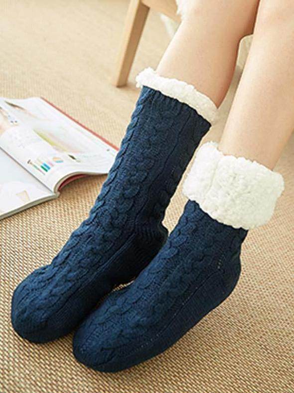 Extra-warm Fleece Indoor Socks #2