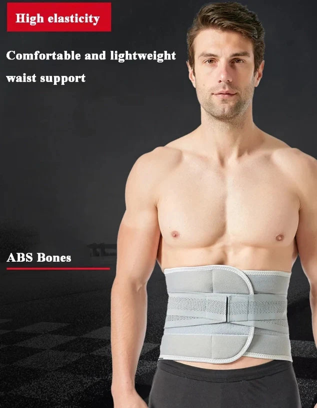Adjustable, Breathable Fabric - Removable Lumbar Support Belt