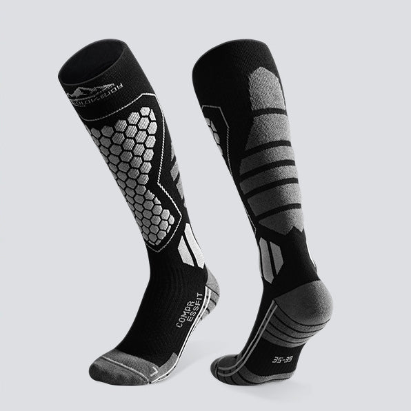 Unisex Anti-Sprain Long Wool Ski Socks