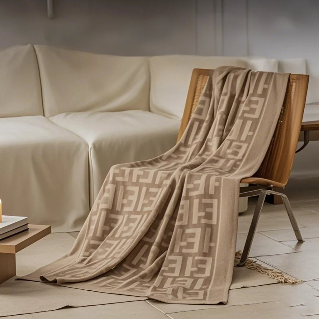 Soft Cozy Lightweight Blanket for Couch Bed Chairs Camping Airplane Travel