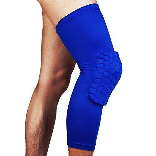 Compression Knee Sleeve Padded Leg Support HoneyComb Pad