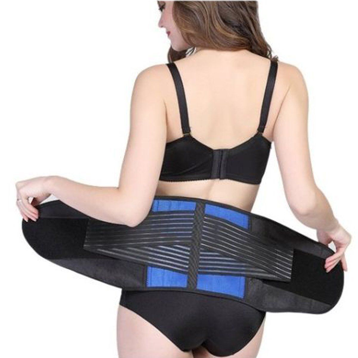 Lower Back Support Brace Double-Pull Neoprene Lumbar Support Belt