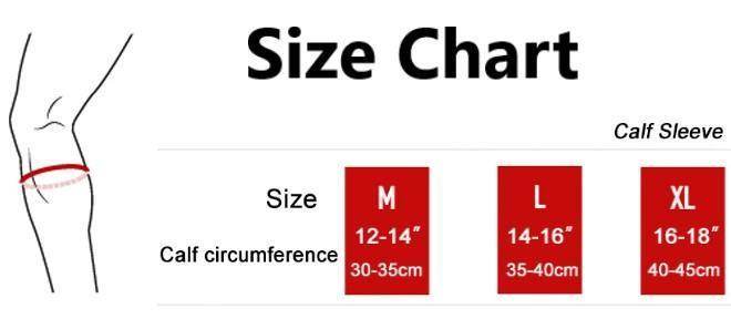Athletic Calf Neoprene Compression Sport Sleeves (1 Pair)