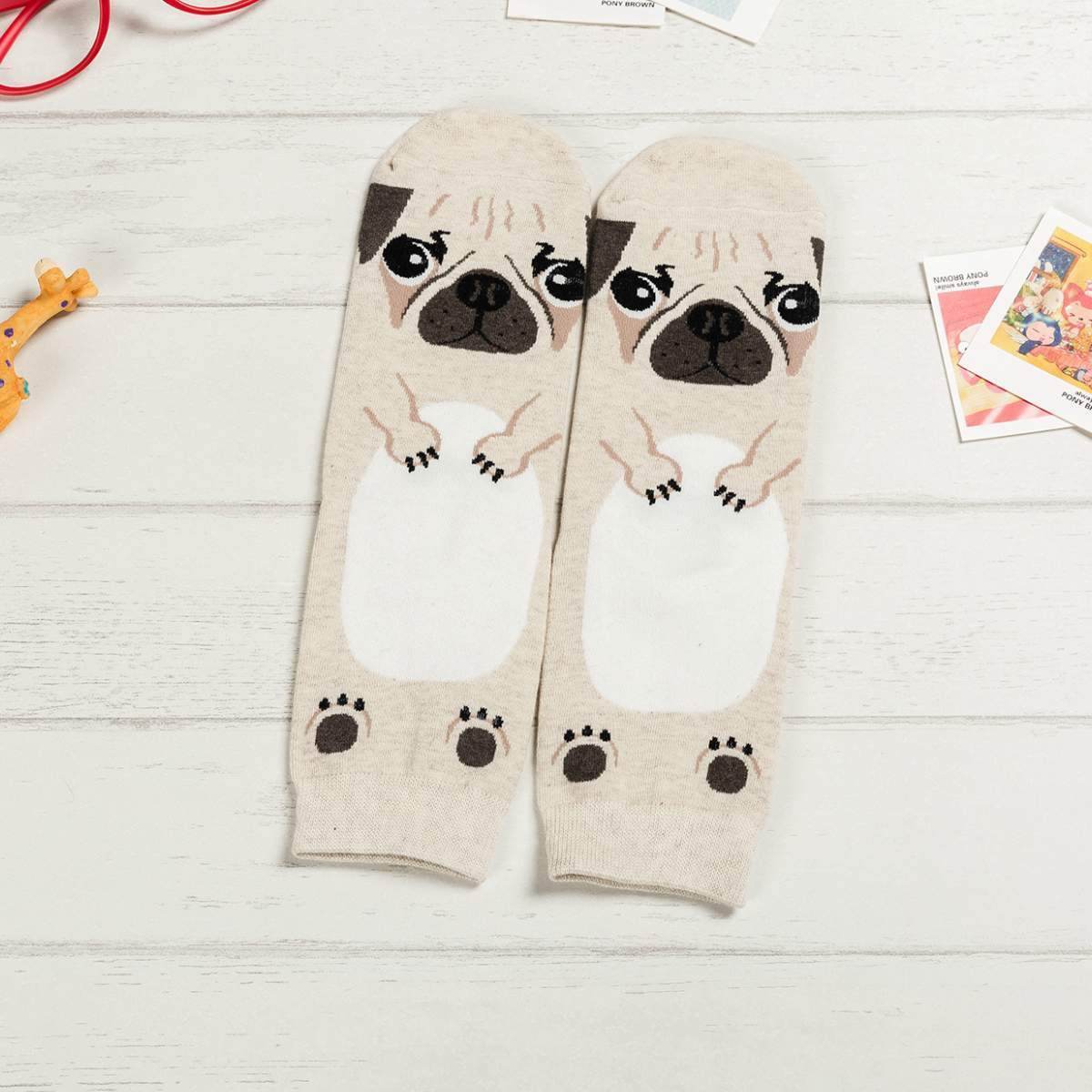 CARTOON DOG BREED SOCKS