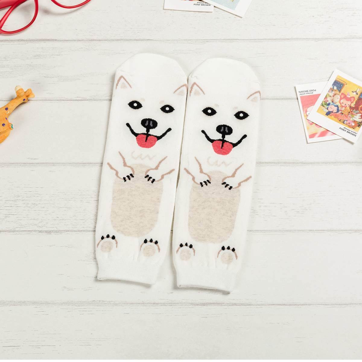 CARTOON DOG BREED SOCKS