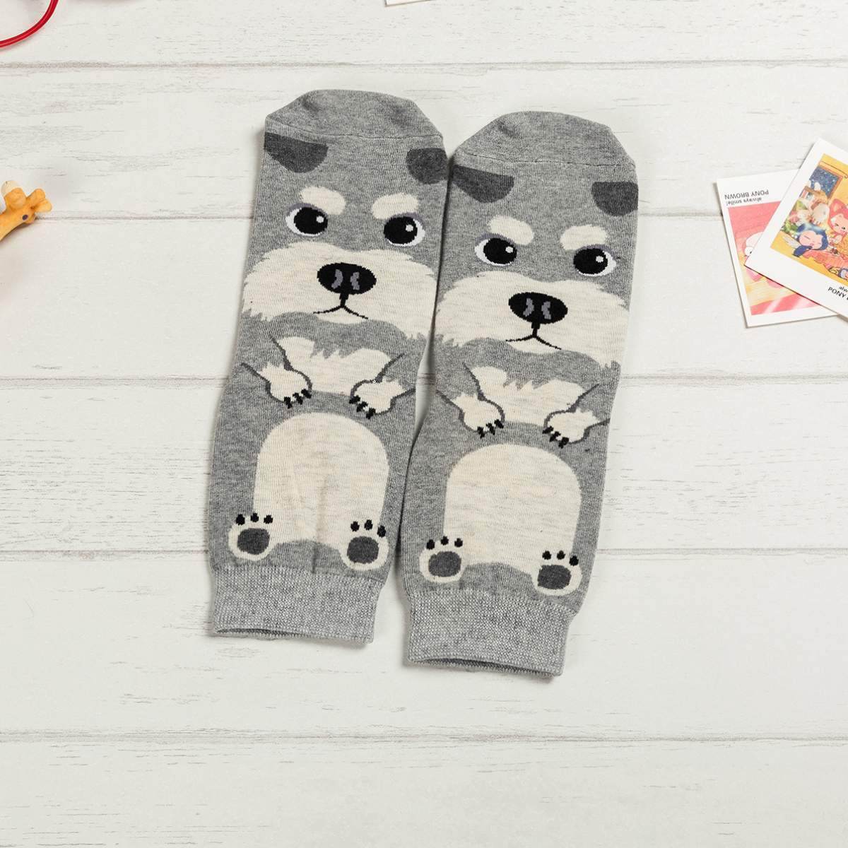 CARTOON DOG BREED SOCKS