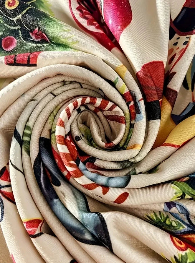 Women Men Casual Long Sleeve Printed Flowers Christmas Sweatshirt Boho Cottagecore Floral Autumn Pullover